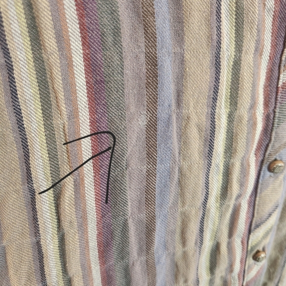 Aratta Silent Journey Mixed Print Long Sleeve Dress Size Medium Anthro Boho - Picture 16 of 16